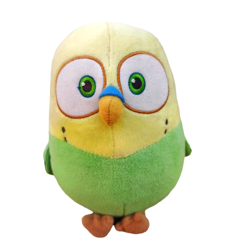 •TY SWEETPEA  Secret Life of Pets 8in green and yellow parakeet bird Plush